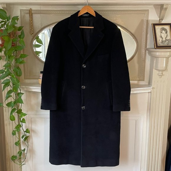 Ralph Lauren Other - Ralph Lauren 40 R Black Cashmere Wool Top Coat, Overcoat